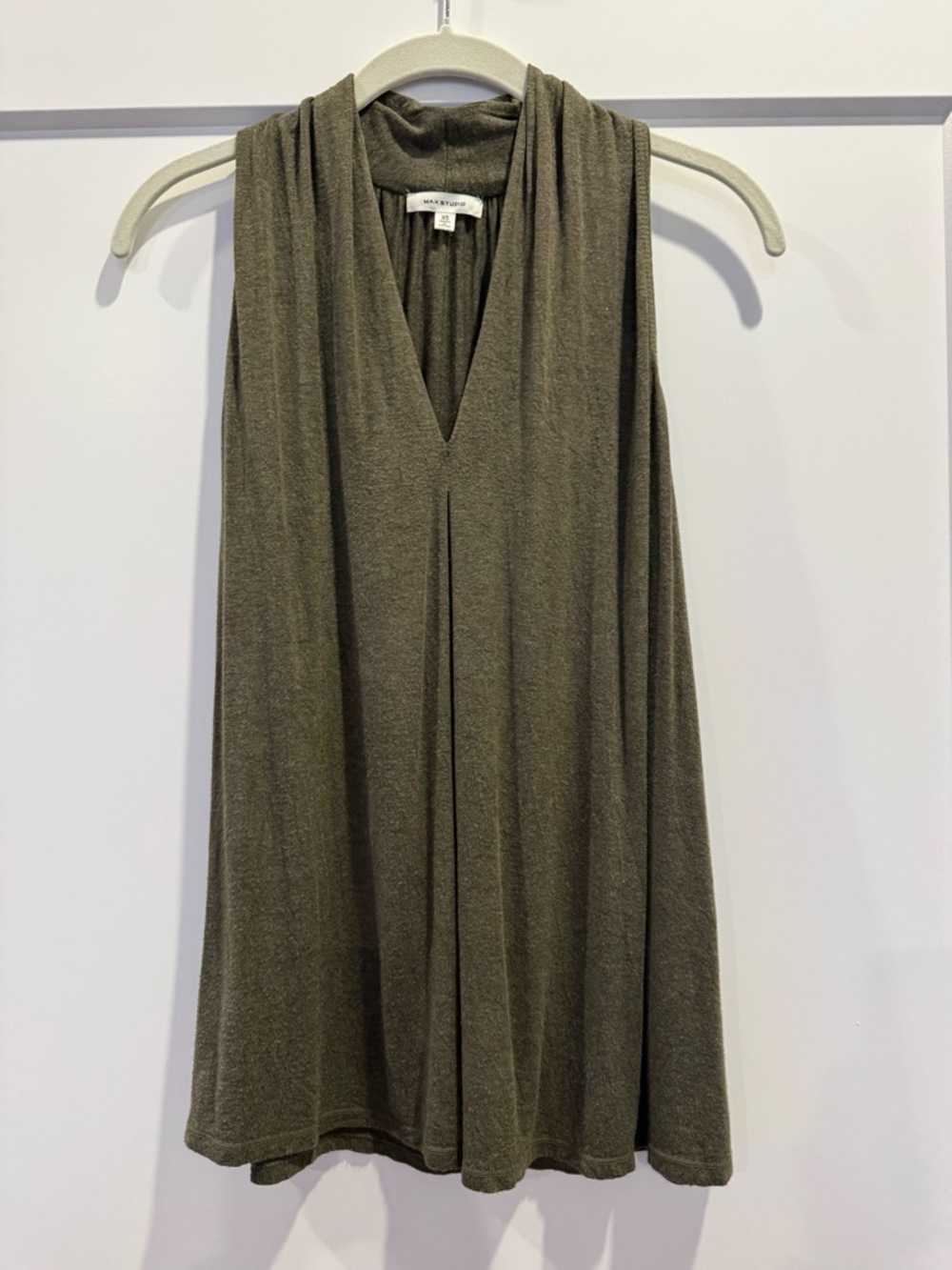 Max Studio Olive Green Top